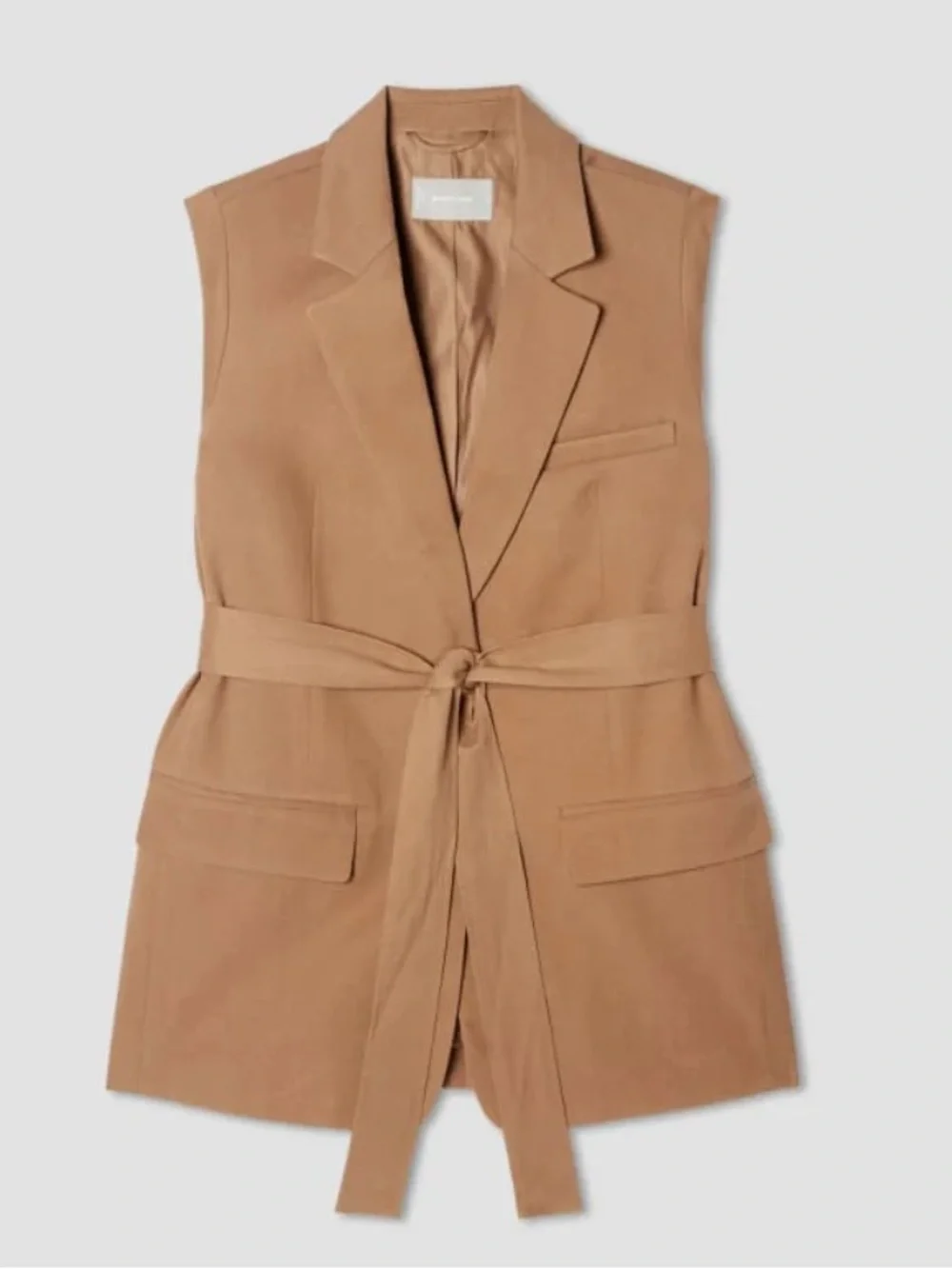 Everlane The Sleeveless Blazer In Buttersmooth